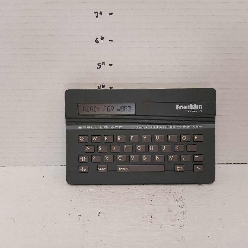Vintage 1988 Franklin Computer Spelling Ace Model SA-98